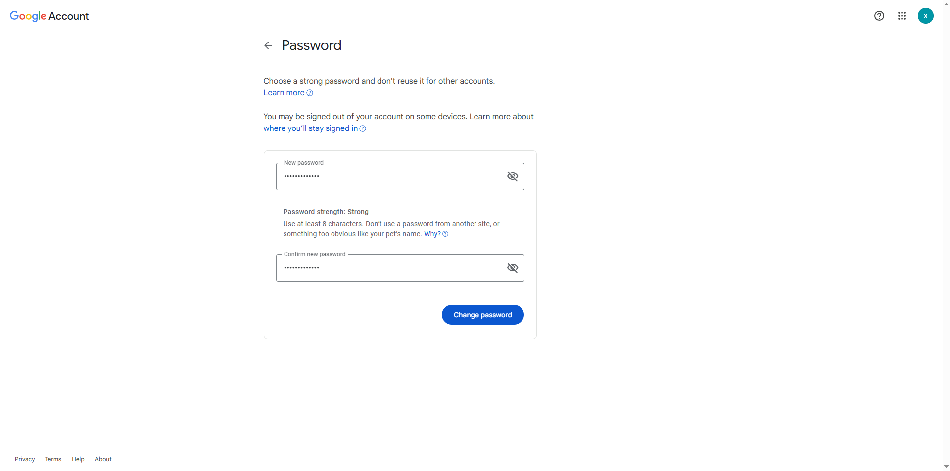 Screenshot for step