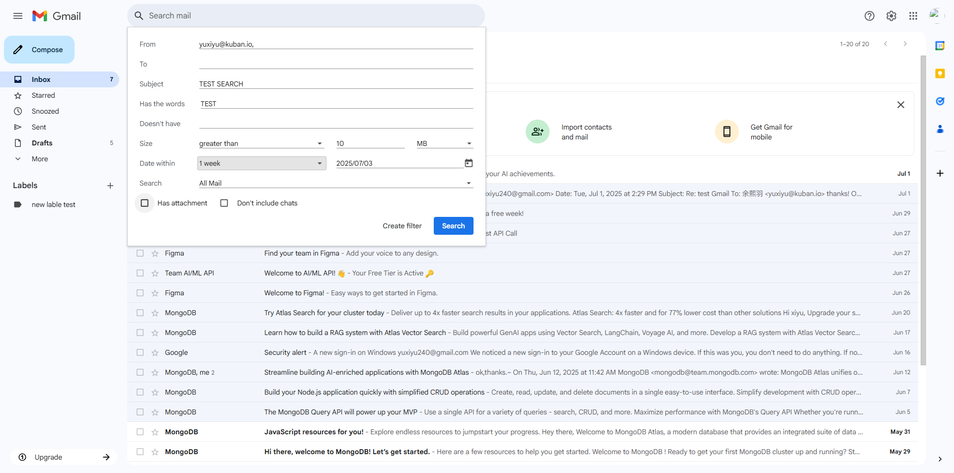 Screenshot for step