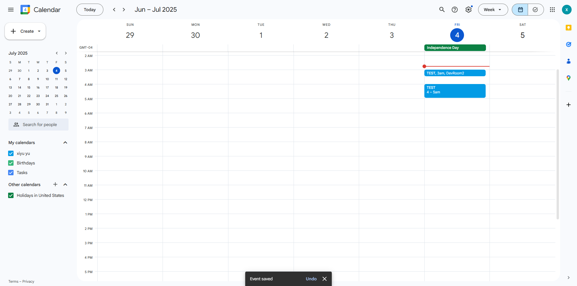 Screenshot for step