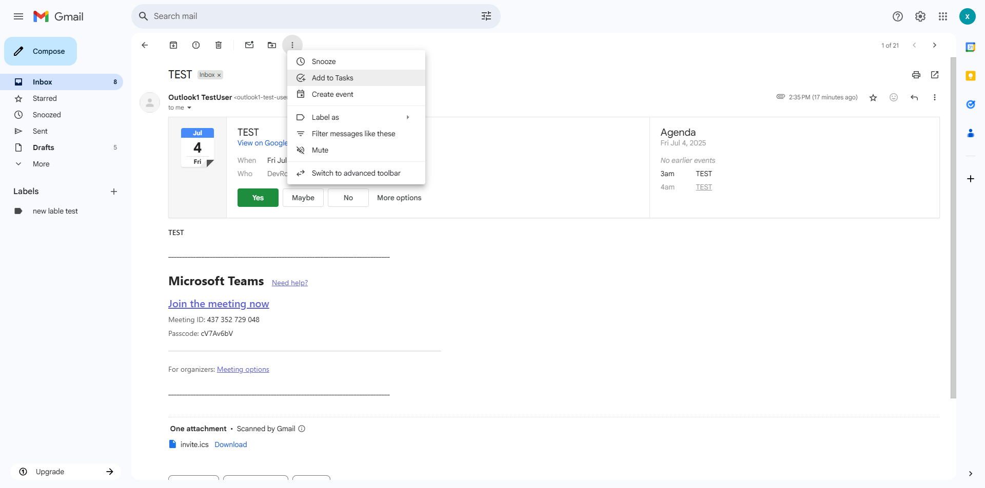 Screenshot for step