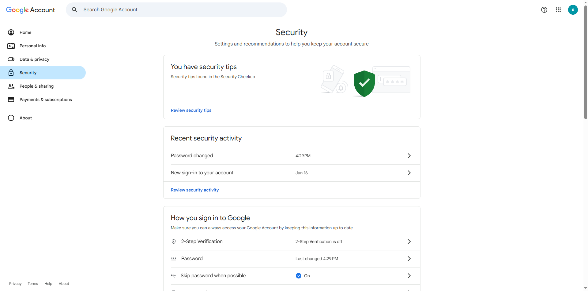 Screenshot for step
