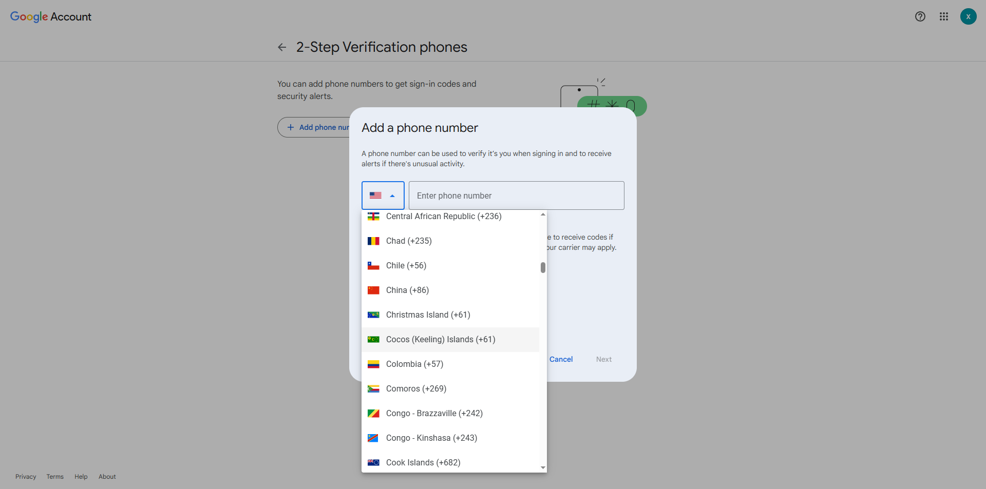 Screenshot for step