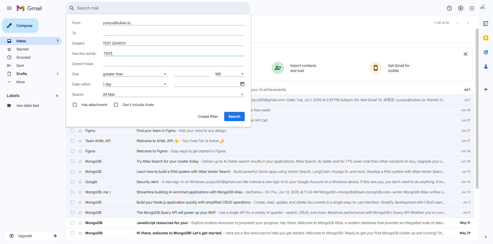 Screenshot for step