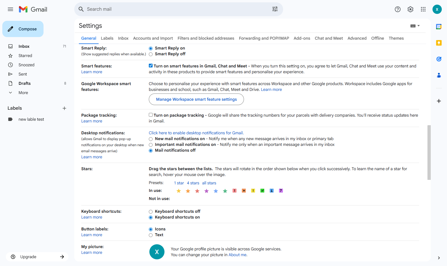 Screenshot for Disable All Email Notifications