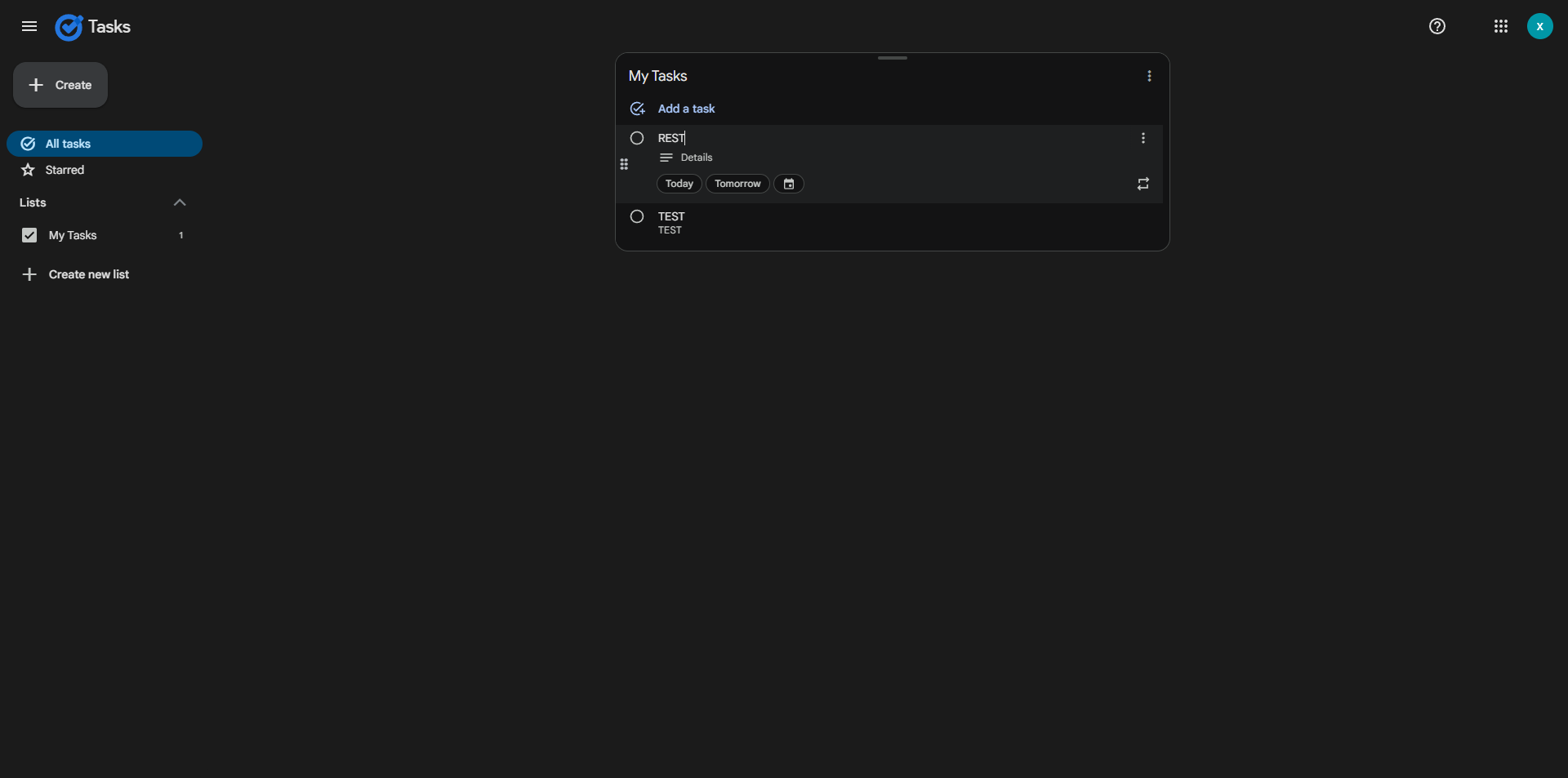 Screenshot for step