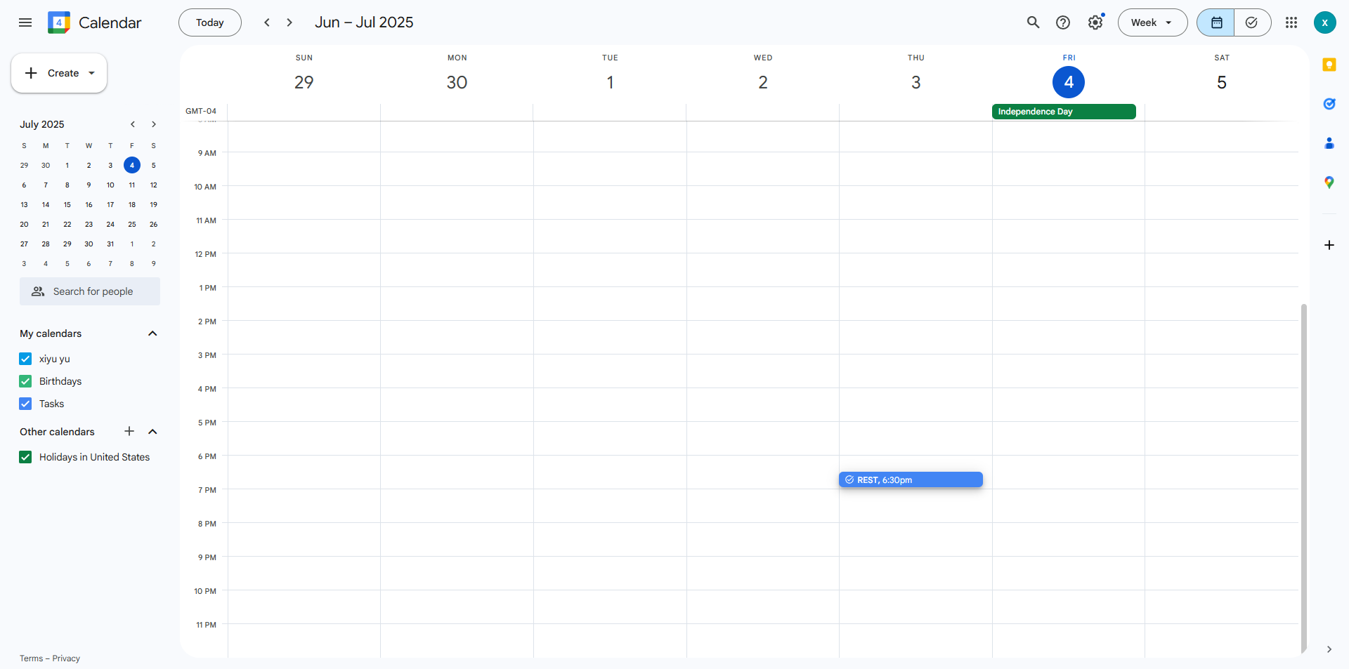 Screenshot for step