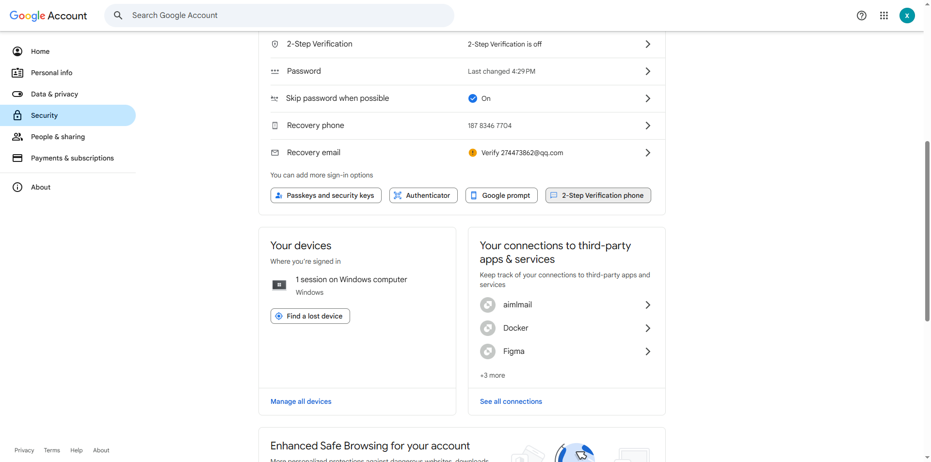 Screenshot for step