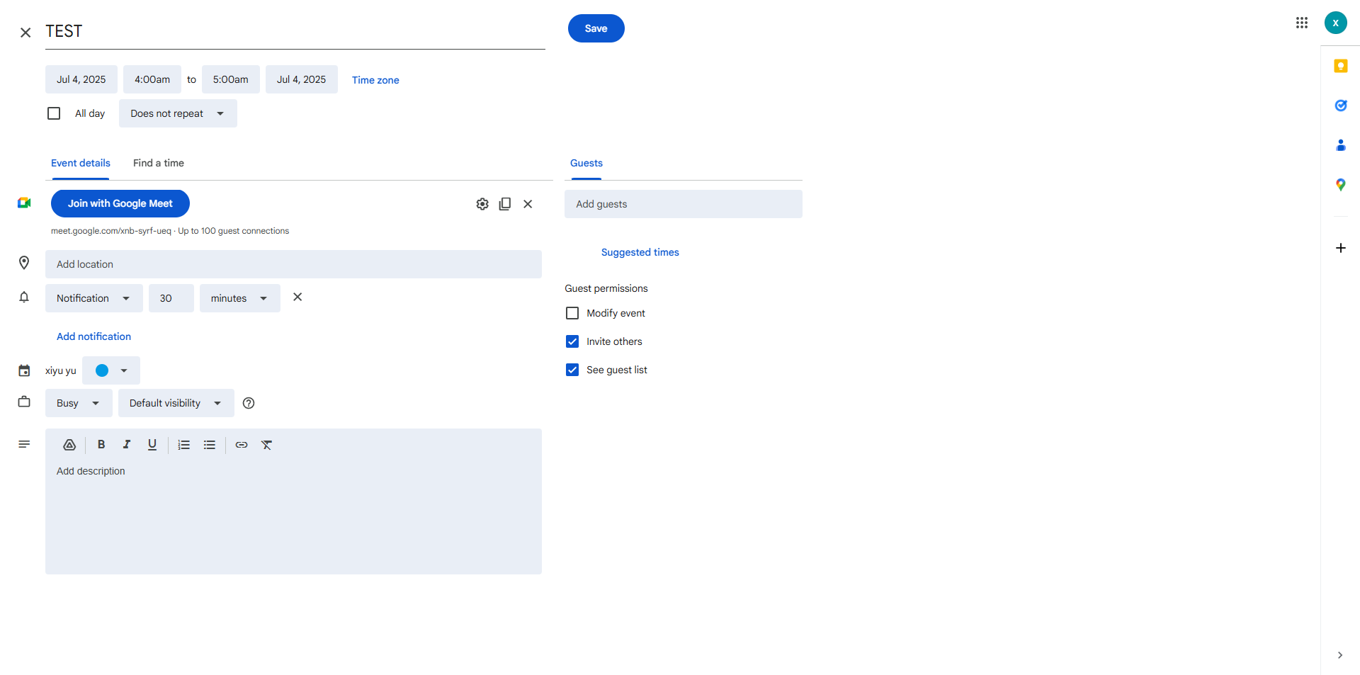 Screenshot for step