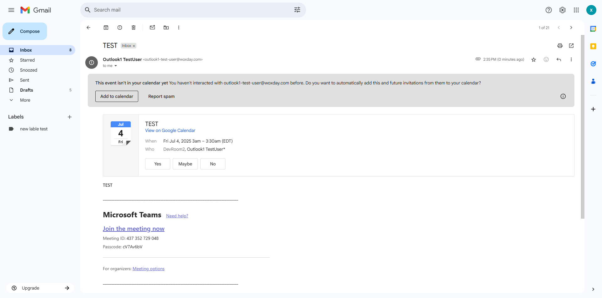 Screenshot for step