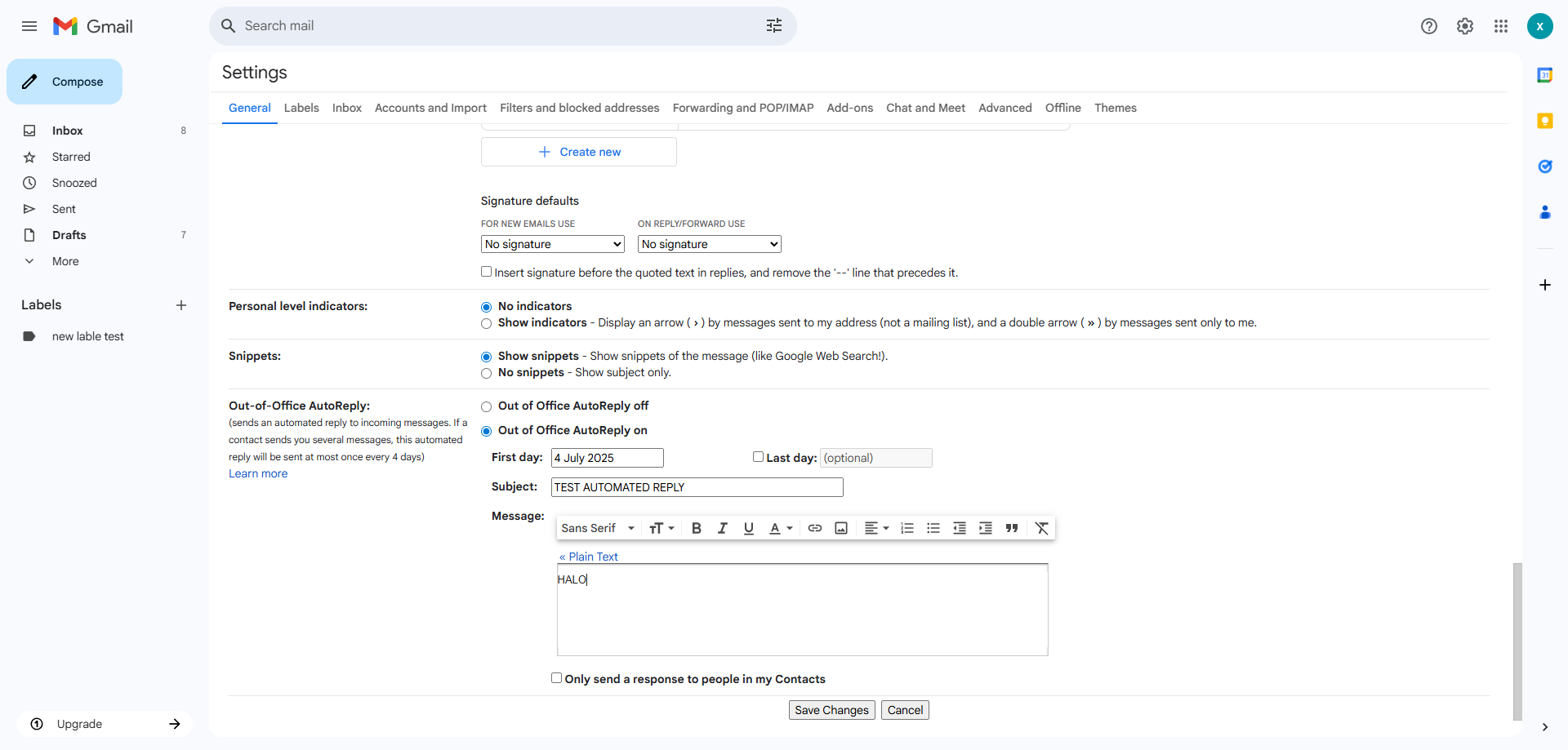 Screenshot for step