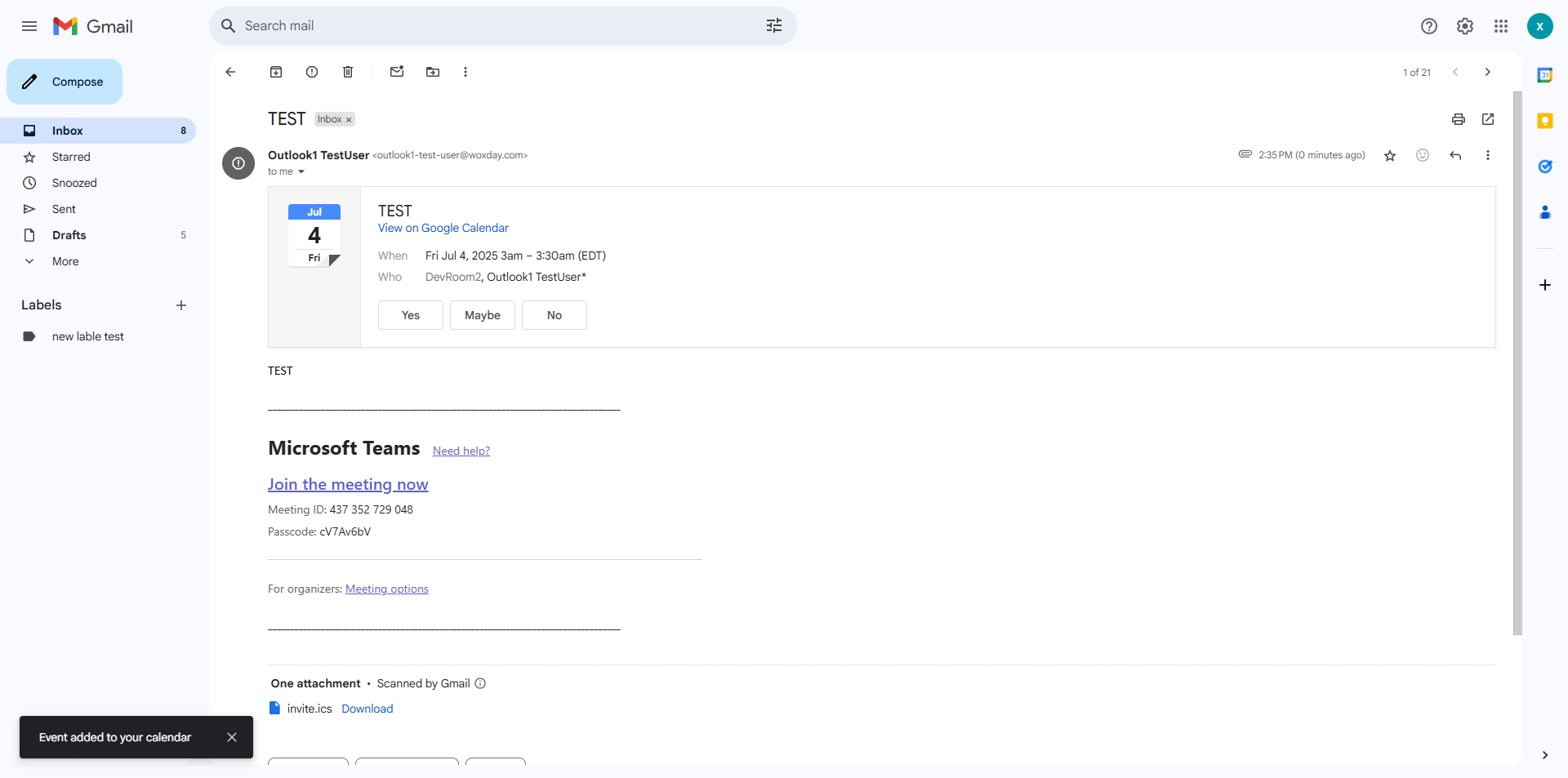 Screenshot for step