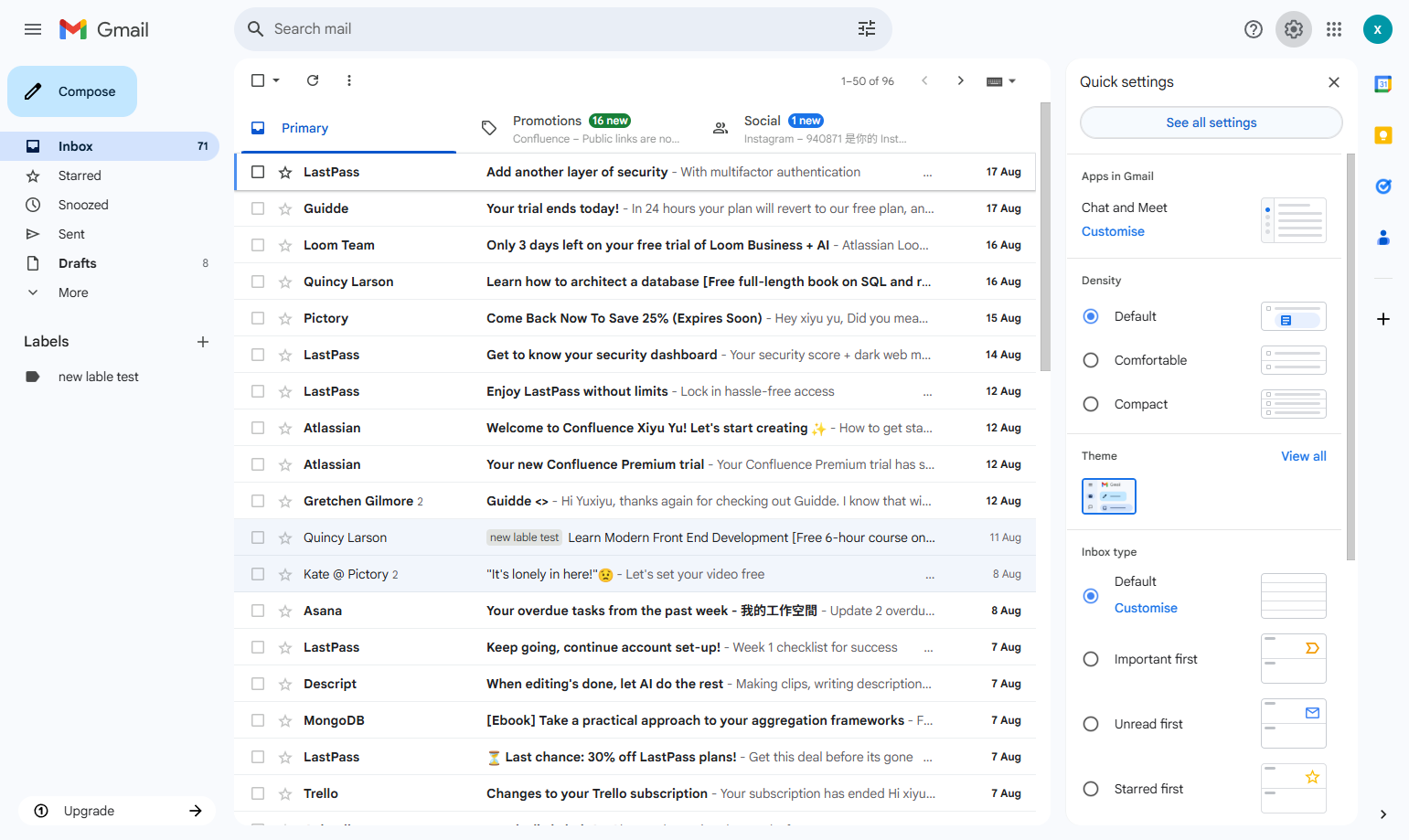Screenshot for Open Comprehensive Settings