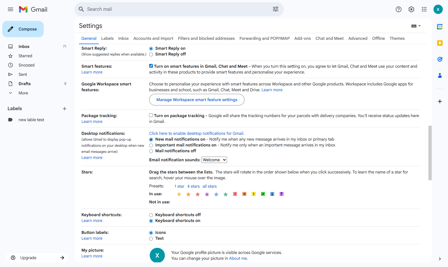 Screenshot for Select New Mail Notifications