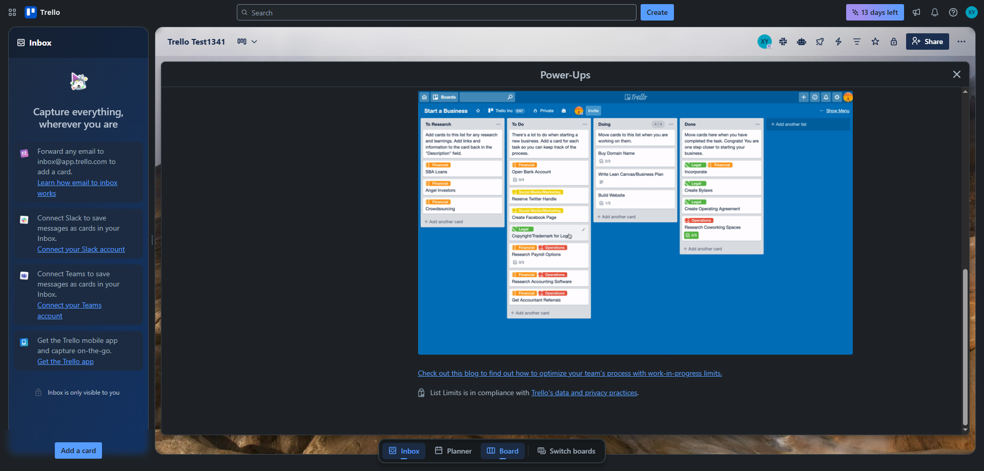 Screenshot for Install the Power-Up