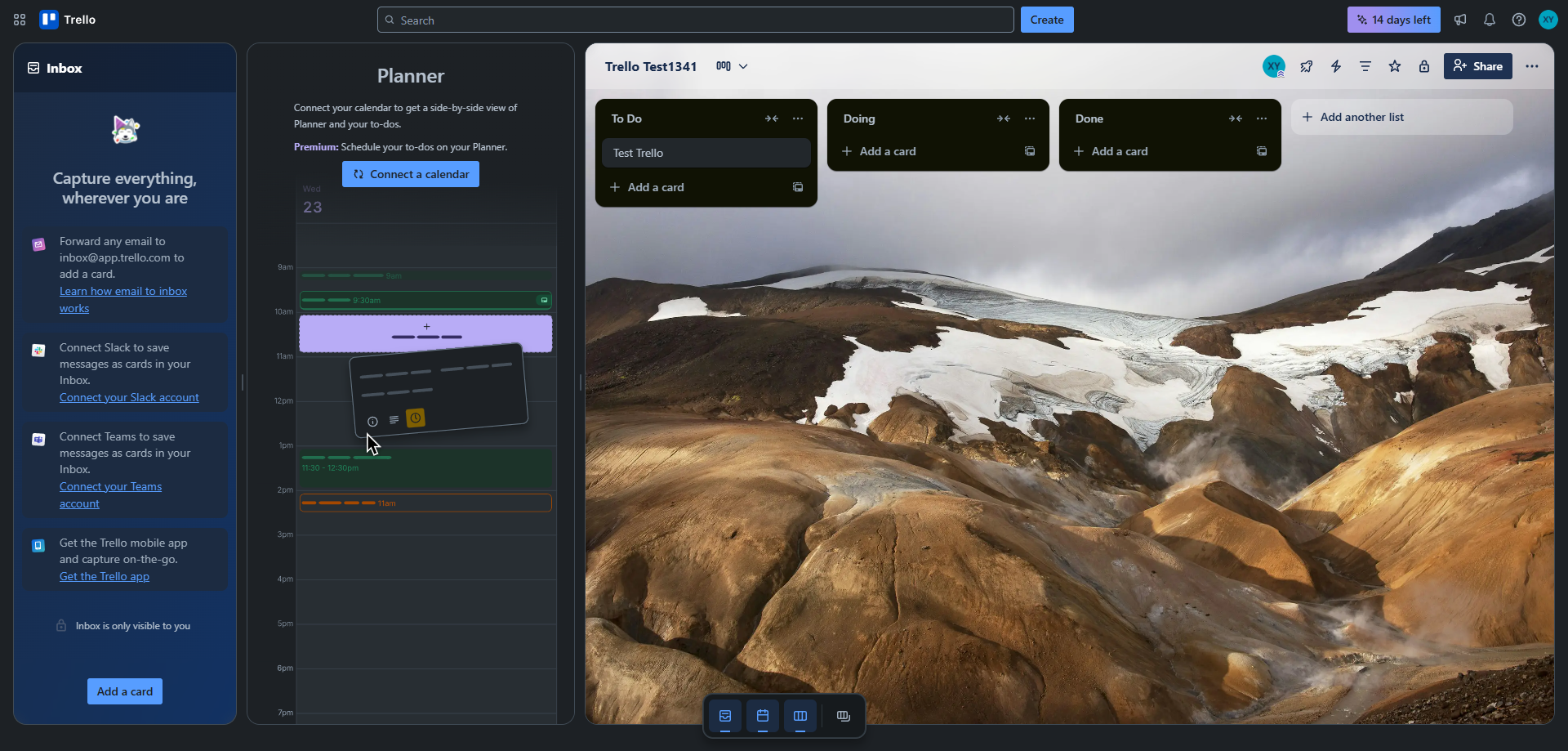 Screenshot for Open Board Menu