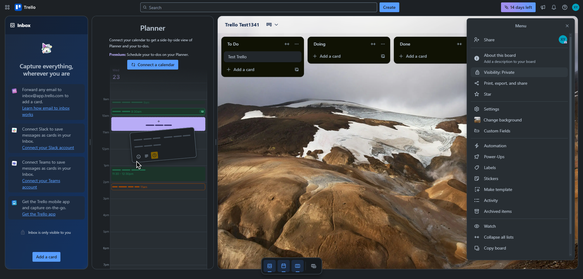 Screenshot for Select Automation Option