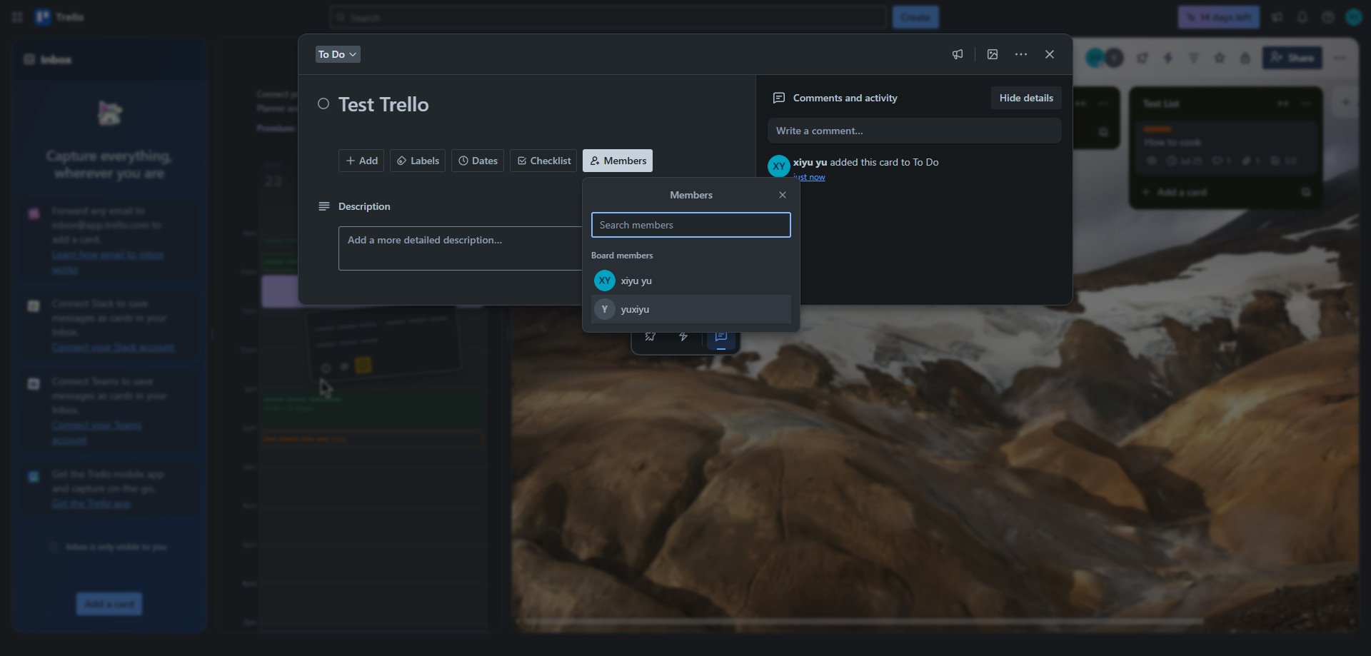 Screenshot for Assign Team Member