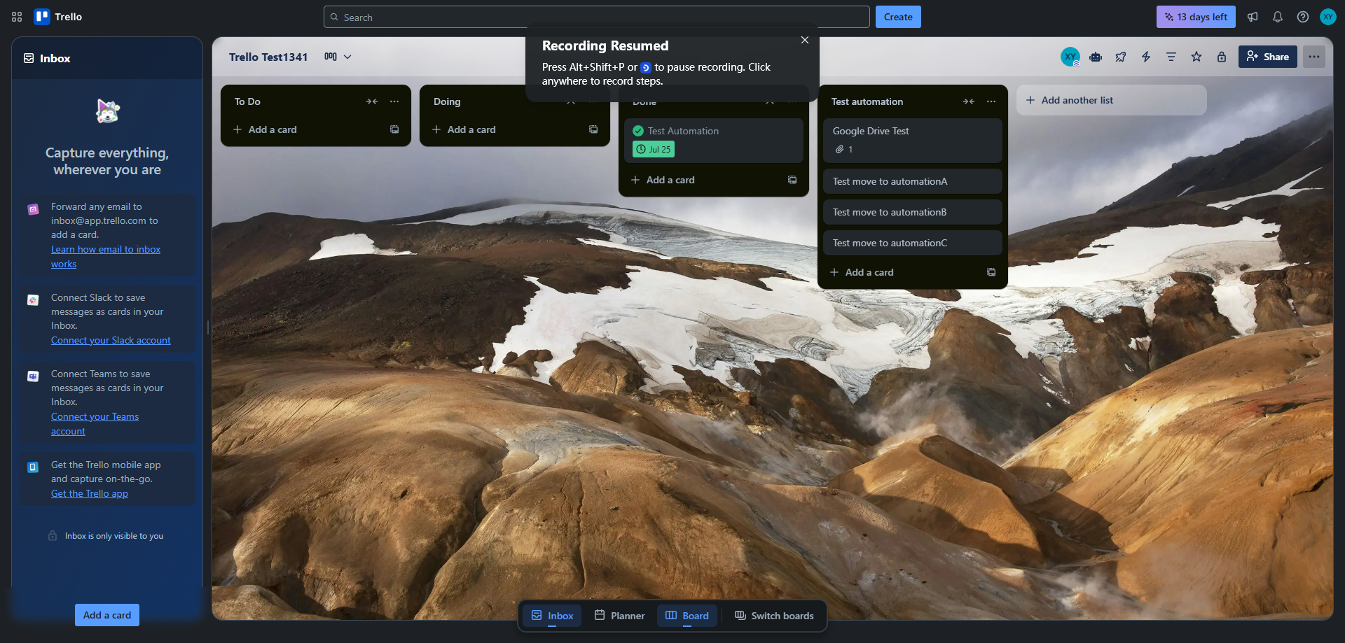 Screenshot for Access Board Menu