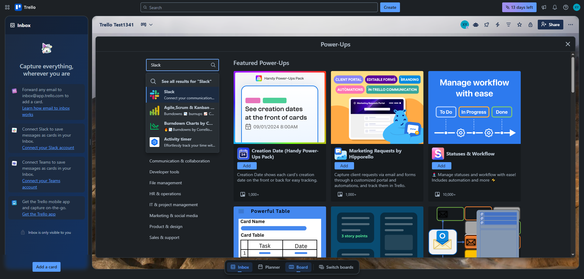 Screenshot for Select Slack Integration