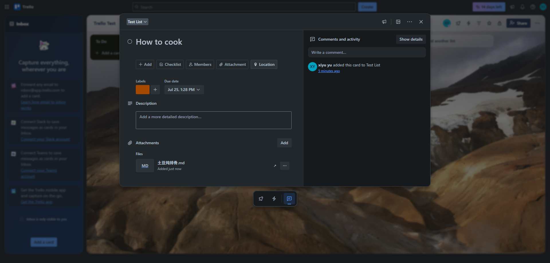 Screenshot for Open Description Editor