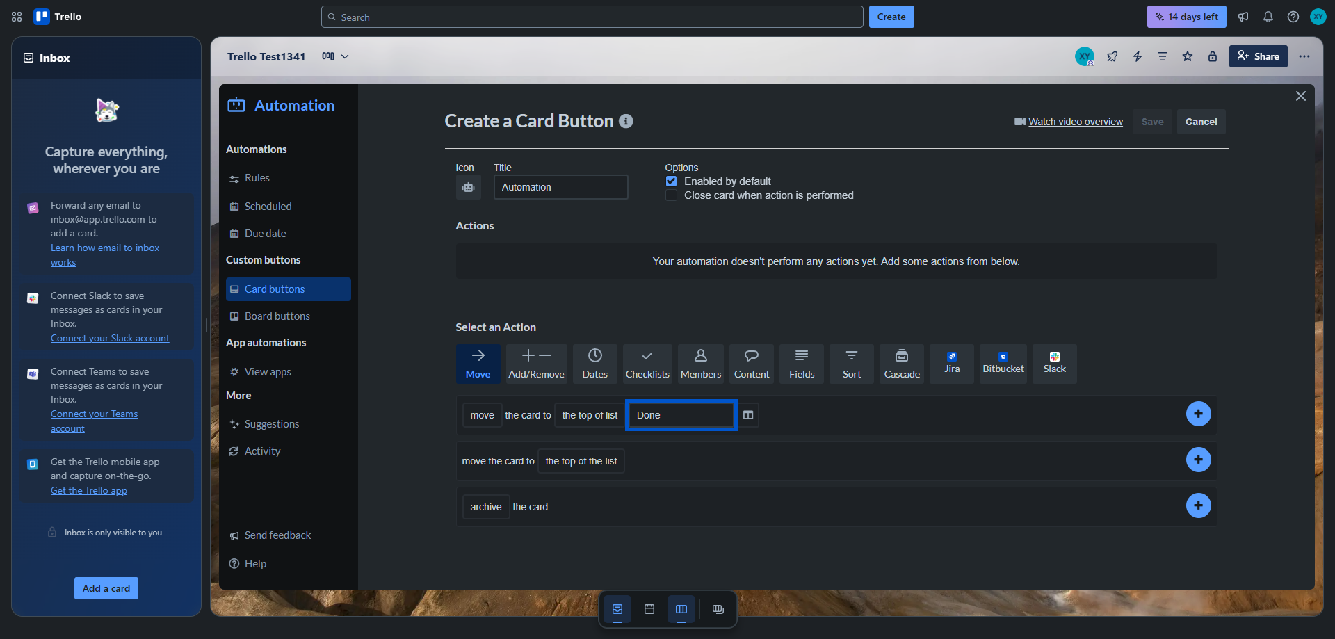 Screenshot for Configure Button Name