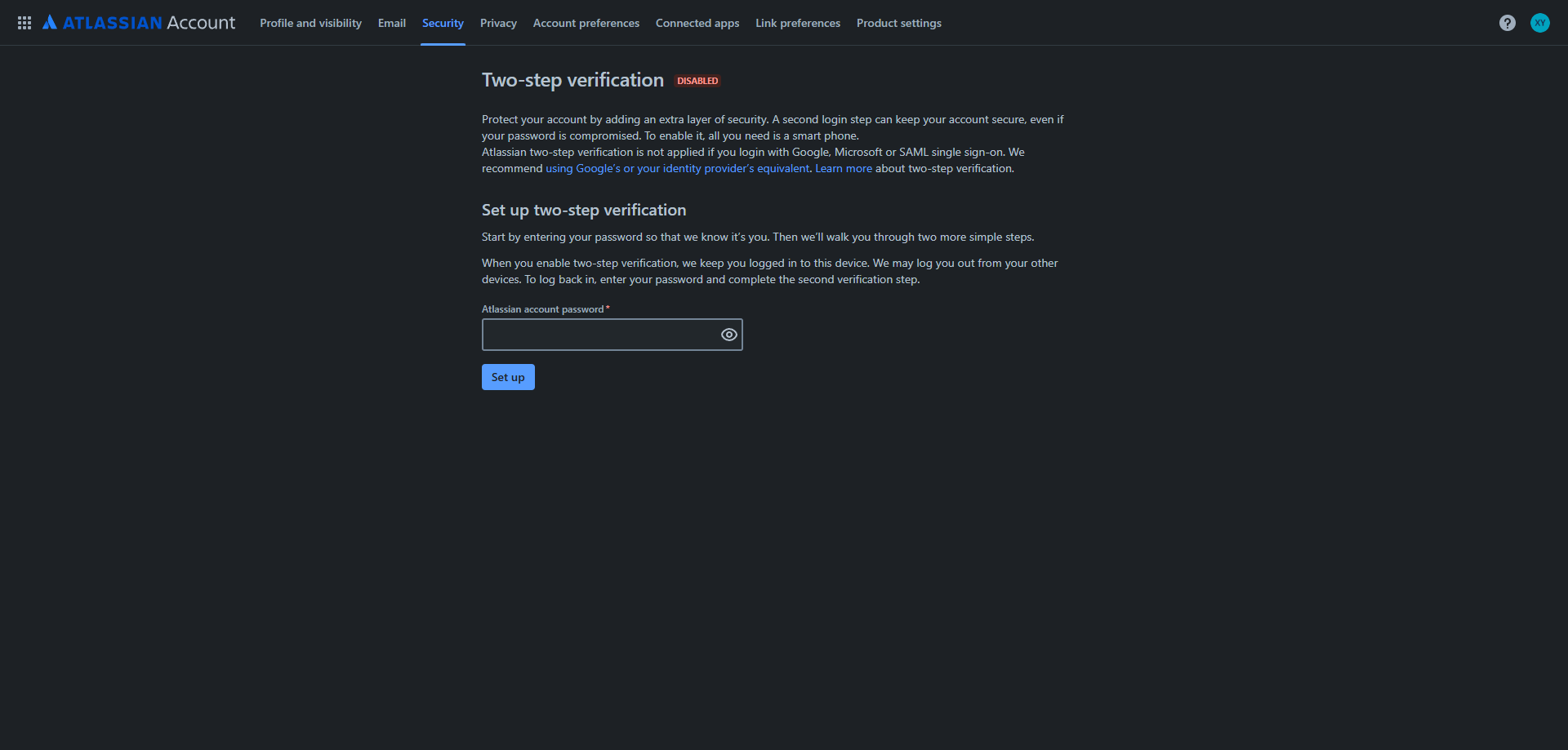Screenshot for Complete Setup Process
