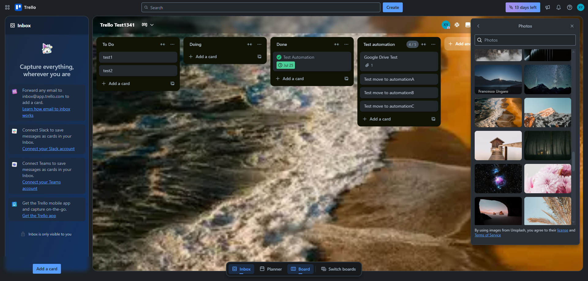 Screenshot for Close the Background Panel