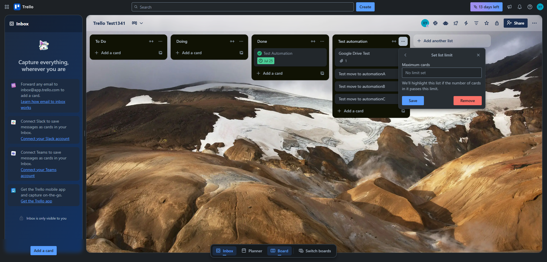 Screenshot for Save the Configuration