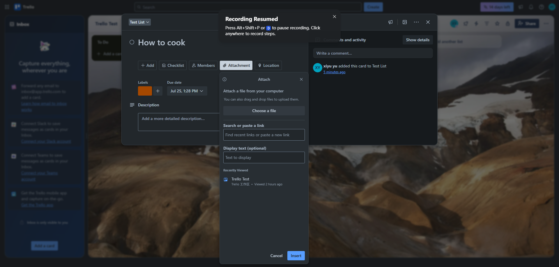 Screenshot for Select File to Upload