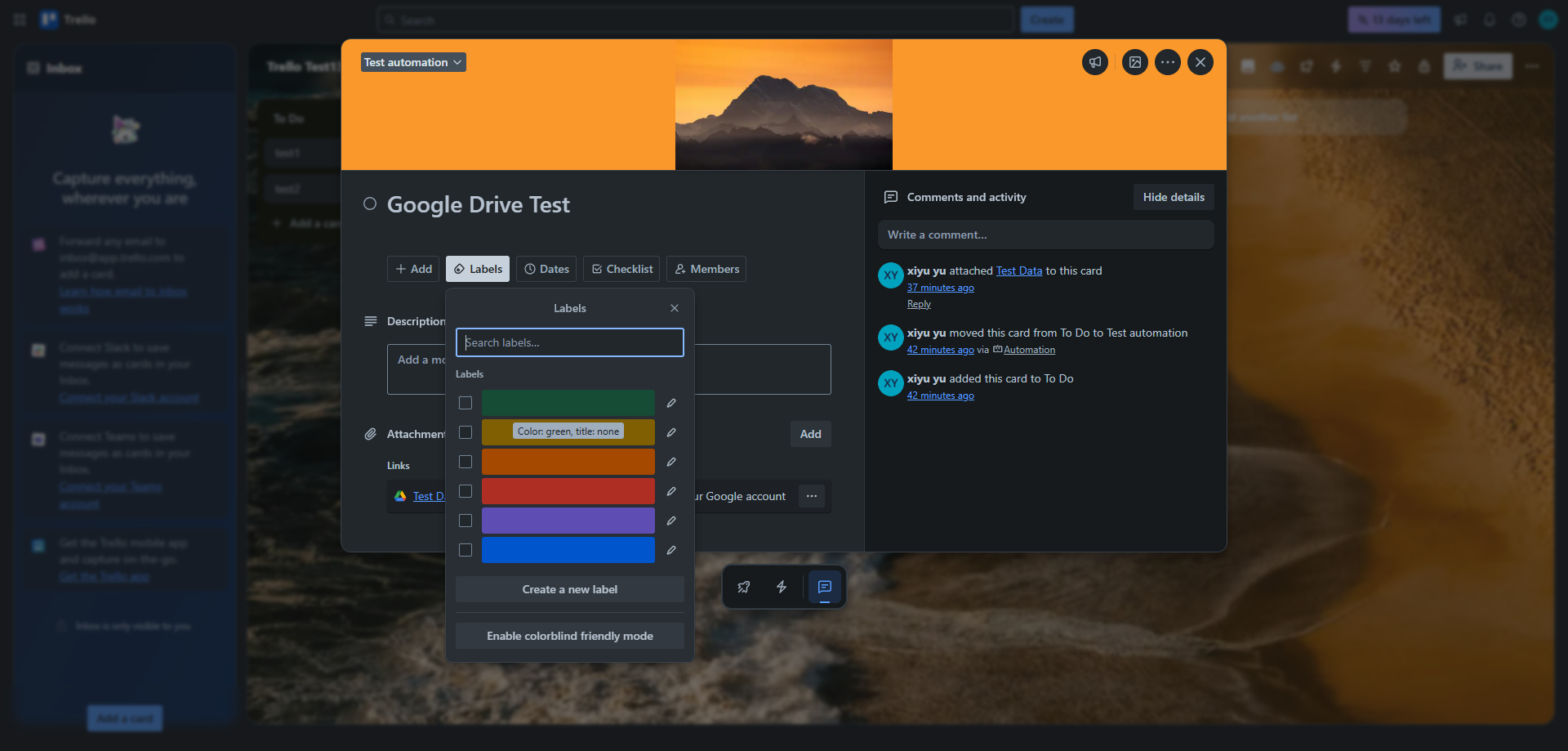 Screenshot for Apply Color Labels