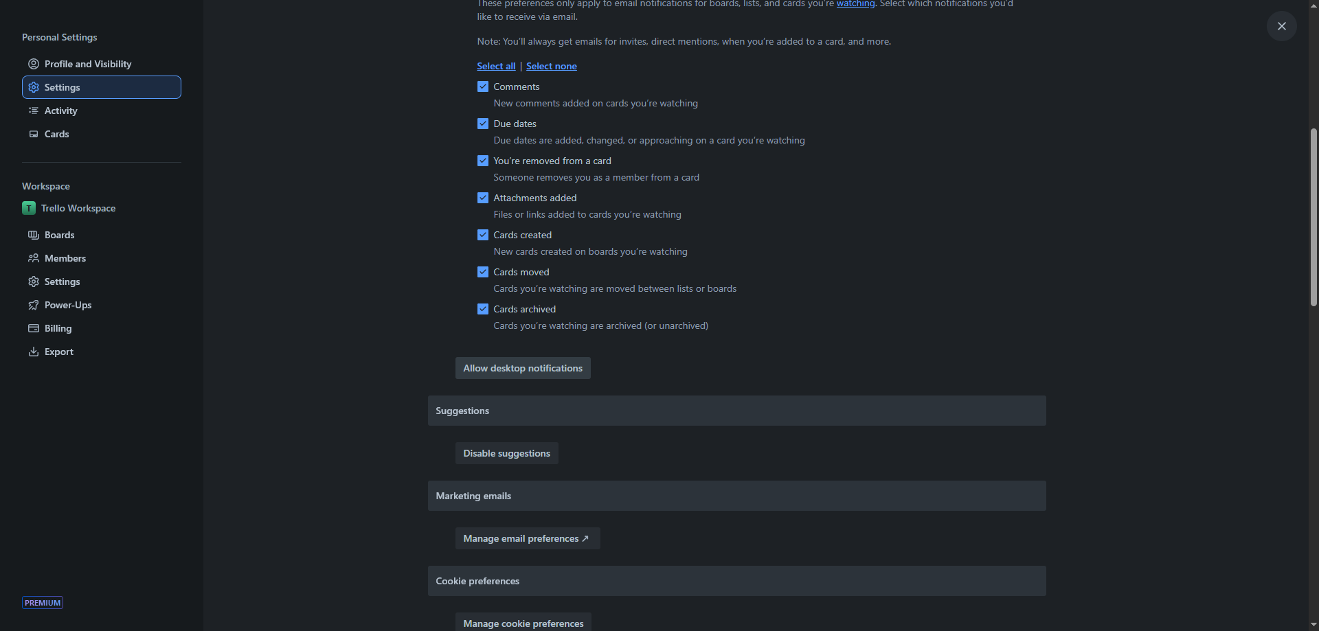 Screenshot for Enable Desktop Notifications