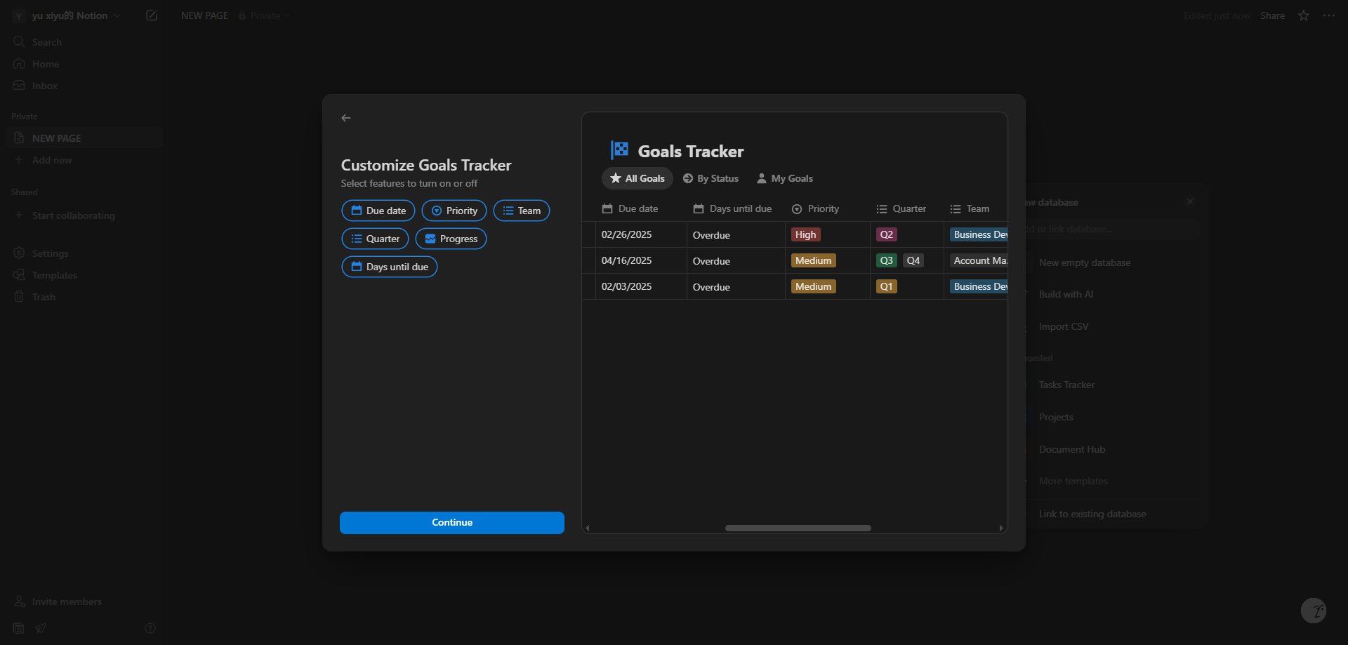 Screenshot for Proceed with Configuration