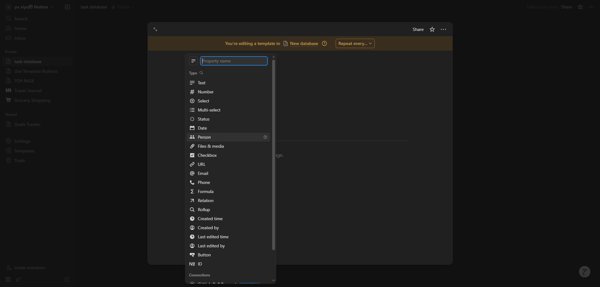 Screenshot for Add Person Property