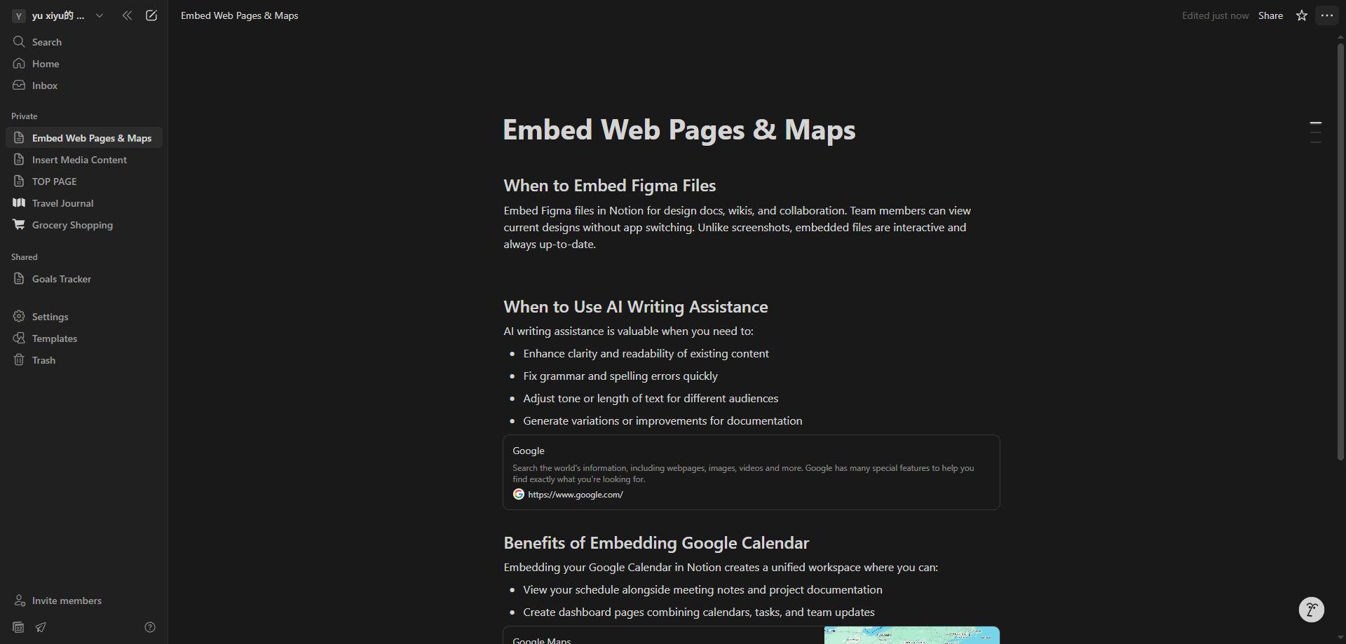 Screenshot for Open Page Options Menu