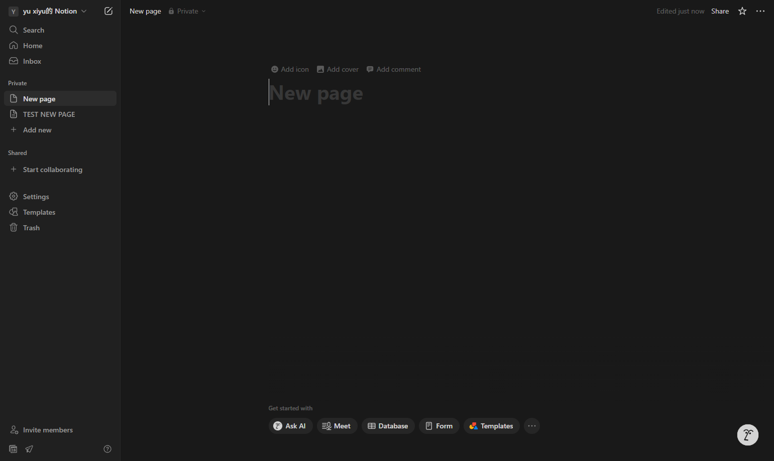 Screenshot for Edit Page Title