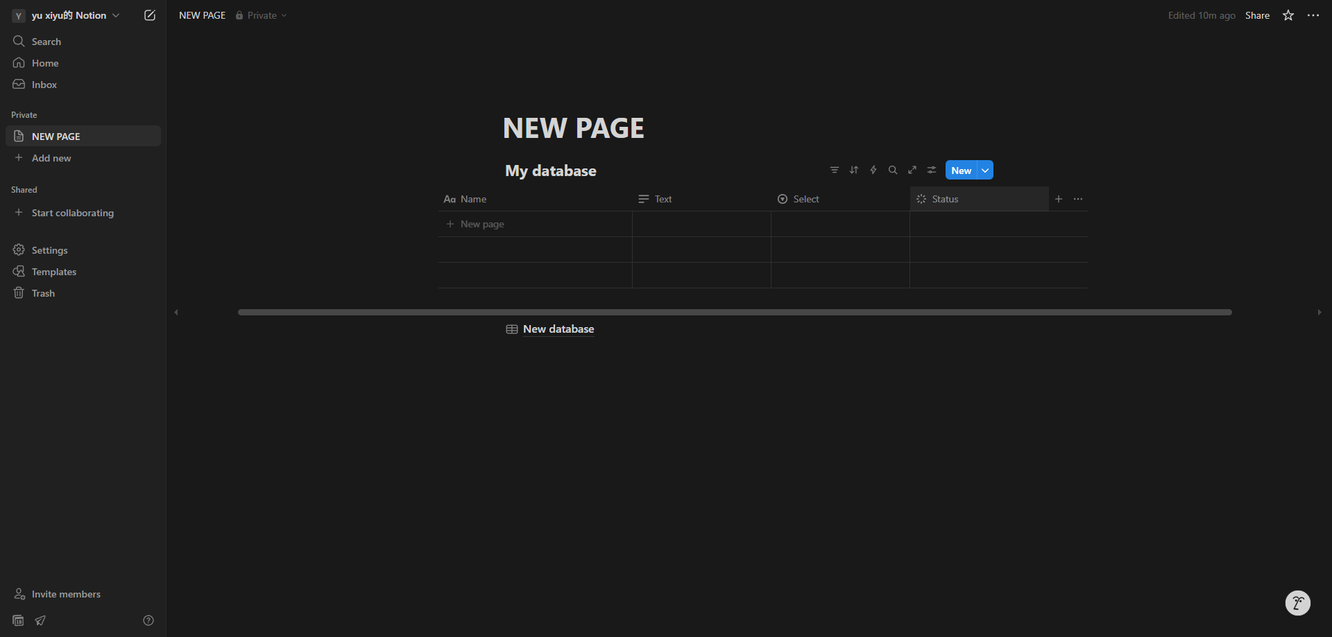 Screenshot for Access Property Settings