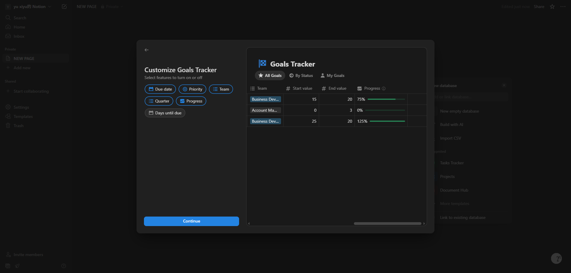 Screenshot for Include Due Date Calculations