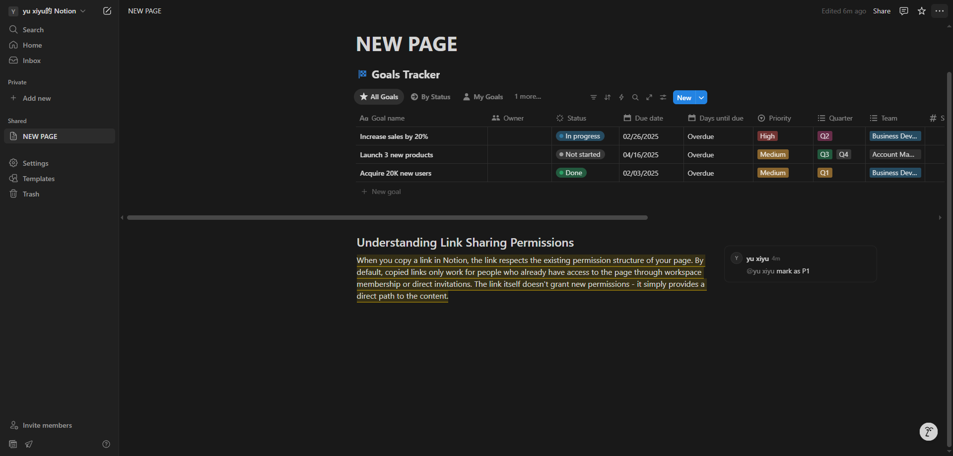 Screenshot for Open Page Options Menu