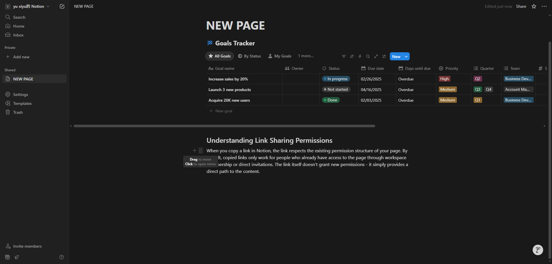 Screenshot for Access the Record Actions Menu